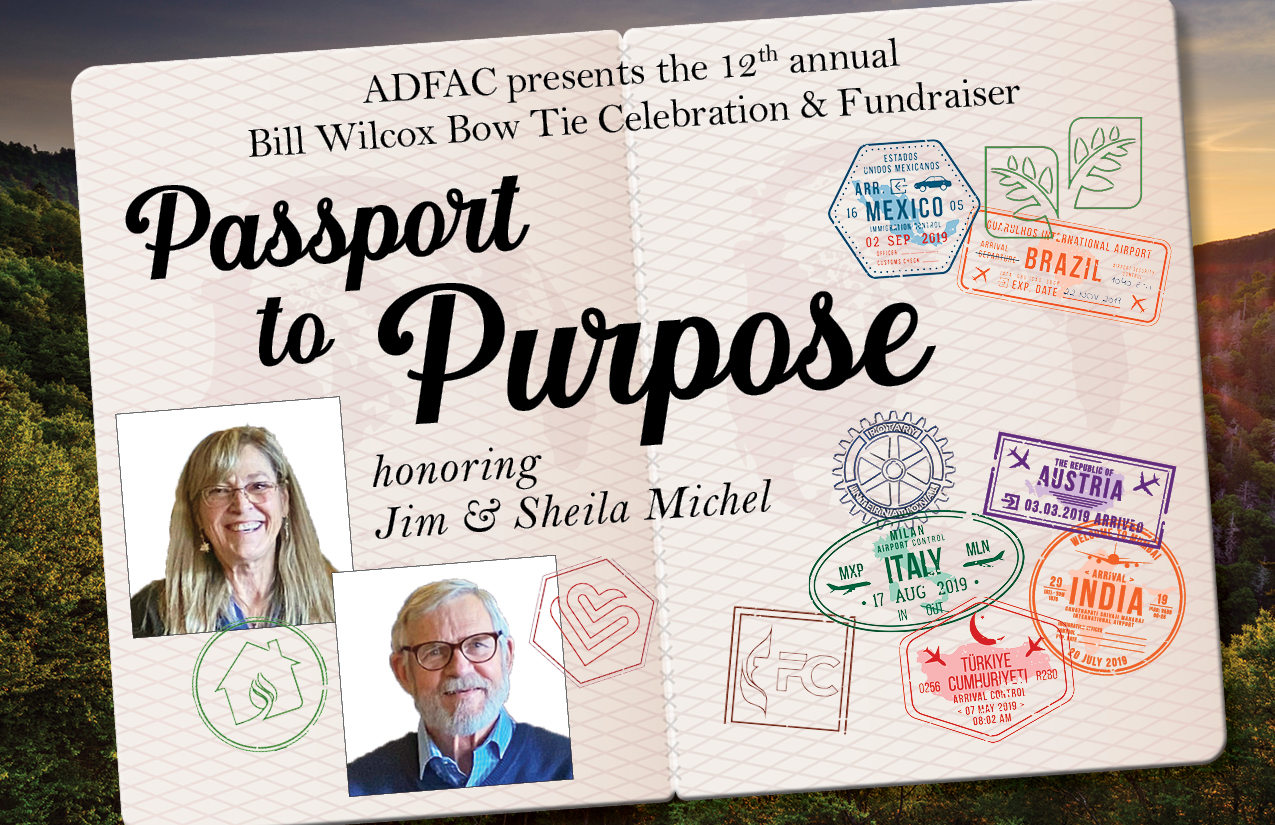 Passport to Purpose in honor of Jim and Sheila Michel
