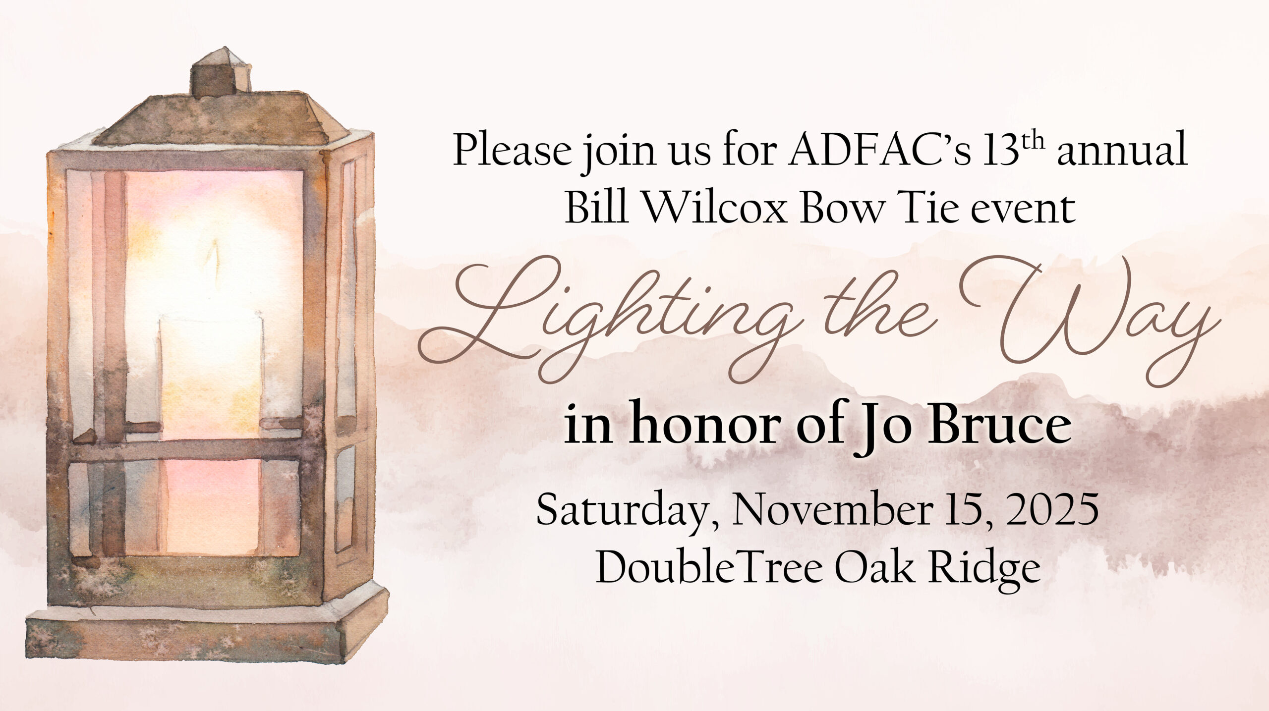 ADFAC Bill Wilcox Bow Tie Event in honor of Jo Bruce